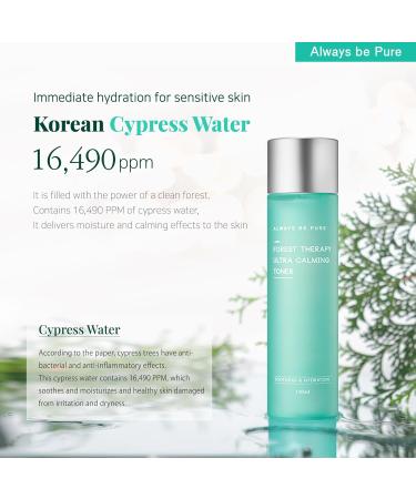 Forest Therapy Ultra Calming Toner 5.07Oz - Acne Relief & Hydrating Facial Toner for Sensitive Skin | Korean Skin Care - Buy Online on GoSupps.com
