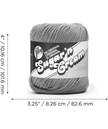 Lily Sugar'N Cream Jute Yarn - 6 Pack | 71g/2.5oz Cotton Yarn | 4 Medium Weight | 120 Yards for Knitting/Crochet - Buy Online on GoSupps.com