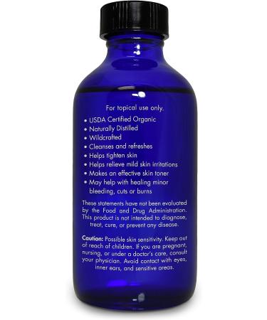 Organic Witch Hazel (Hamamelis Virginiana) 4oz - USDA Certified | Zongle - Buy Online on GoSupps.com