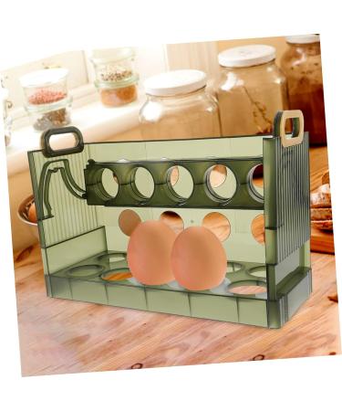 PRETYZOOM Egg Holder Egg Storage Box Plastic Drawers Plastic Eggs Egg Organizer for Refrigerator High Capacity Clamshell 1 - Buy Online on GoSupps.com
