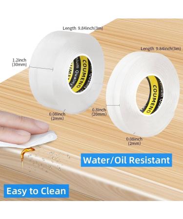 COUMENO Clear Edge Protector 0.8" x 9.84 ft Protection Desk Corner Corner Anti-Bump Anti-Bump Home Wrap Invisible Anti-Sharp Edge Protector (Clear) 0.8inx9.84ft - Buy Online on GoSupps.com