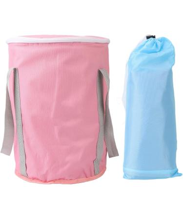 Collapsible Foot Soaking Bath Bag with 5 Layers Thickened Insulation Portable Travel Foot Bath Waterproof Material Sturdy Carrying Handle for Camping Fishing Picnic (Pink) - Buy Online on GoSupps.com