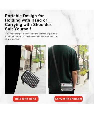 Honbobo Pocket 3 Tag Bag - Hardshell Case for DJI Osmo Pocket 3 | Durable Protection & Accessories (Gray) - Buy Online on GoSupps.com