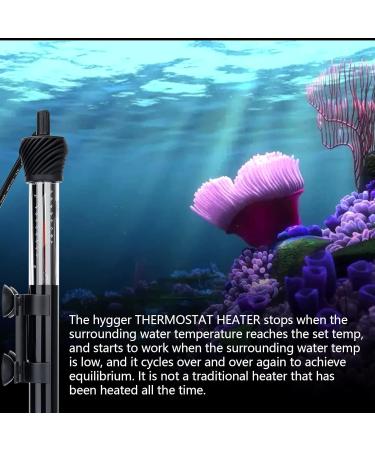 Buy Hygger 100W Aquarium Heater - Adjustable Thermostat for Saltwater & Freshwater Tanks | Ideal for Corals & 112L Aquariums - Buy Online on GoSupps.com