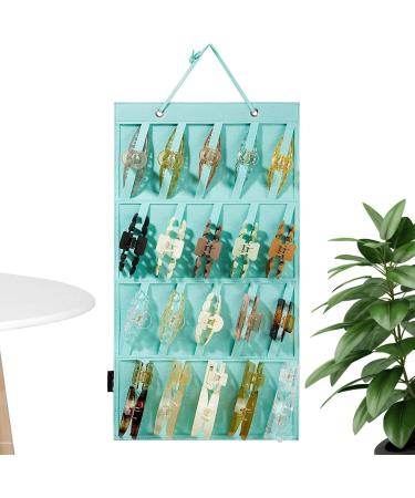 Hair Clip Organizer | Wall-Mount Hair Claw Stand Display Holder Claw Clip Holder Organizer Hanging Hair Clip Holder Hair Accessories Storage Organizer for Women Girls Shakven Blue - Buy Online on GoSupps.com