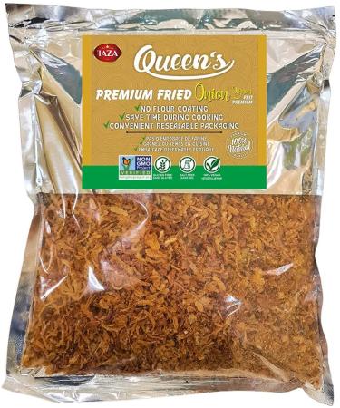 Queen's Non-Coated Crispy Onions- 100% Natural & Vegan, GMO Free, Gluten Free (2.2 Pounds) 1.0 Kilograms