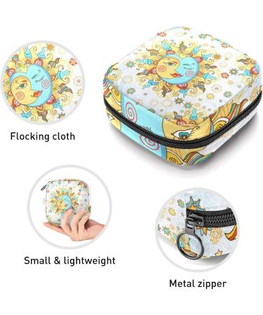 Buy Women's Bonds Storage Pocket Stillpad Waller - Abstract Art Sun Portable Period Kit Bag for Girls | International Shipping Available - Buy Online on GoSupps.com