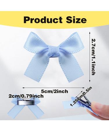 Shop 40-Piece Small Hair Loop Clips - Cute Blue Crocodile Hair Accessories for Women Girls & Children - Buy Online on GoSupps.com