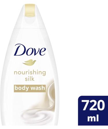 Dove Nourishing Silk Body Wash microbiome-Gentle for softer smoother skin after one shower 720 ml (Pack of 2) Mild 720 ml (Pack of 2) - Buy Online on GoSupps.com