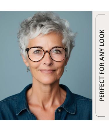 Shop Stylish Reading Glasses for Men & Women - Blue Light Blocking Eyeglasses A2 3 Pack 1.0x - Buy Online on GoSupps.com