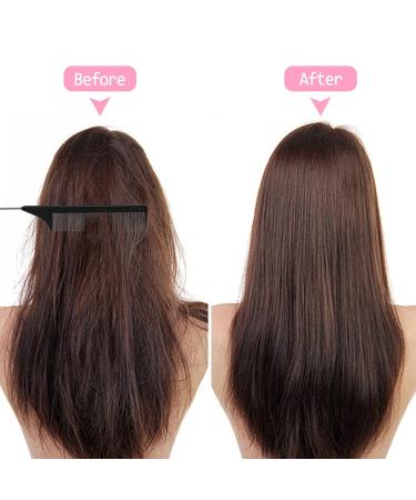 6 Pack Steel Pin Rat Tail Carbon Fiber Comb Set - Heat Resistant Teasing Combs for Salon & Home Use (Black) - Buy Online on GoSupps.com