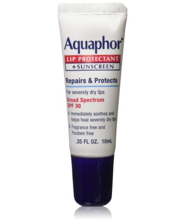 Aquaphor Lip Protectant Plus Sunscreen SPF 30 0.35 Ounce (Pack of 3)