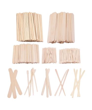 Waxing wooden spatula wooden spatula wax spatula 350 pieces of wood for hair removal wooden spatula hair removal spatula wood wooding waxing sticks spatula for hair removal small wax spatula 5 styles - Buy Online on GoSupps.com