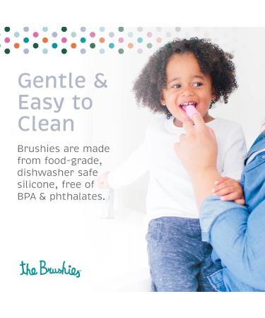 The Brushies Toothbrush for Babies & Toddlers - Orange | Gentle Oral Care for Little Ones | International Shipping Available - Buy Online on GoSupps.com