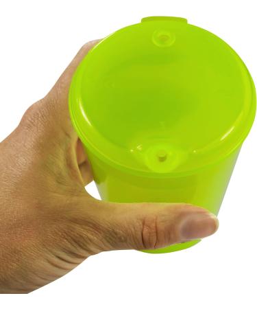 Medi-Inn 250 ml Beak Cup Set - 1 Base with 2 Lids (12x10mm & 4x4mm) | Practical Yellow Cup for Easy Drinking - Buy Online on GoSupps.com
