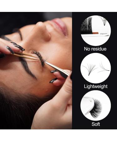 Qwaszx 0.05/D Curl Eyelash Extension Fan - 8-15mm Mixed Length - Convenient Flowering Eyelashes - Buy Online on GoSupps.com