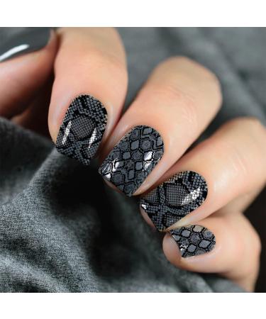 NICENEEDED Snake Nail Art Stamping Plates Geometry Nail Stamp Templates for Nail Art Equipment Animal Design Nail Plate for DIY Nail Decor Nail Art Tools - Buy Online on GoSupps.com
