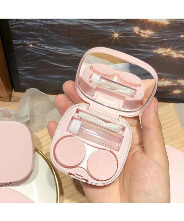 TSLRSA Portable Travel Contact Lens Container - 2 PCs Mini Set with L & R Caps Tweezers Well Sealed for Home & Travel - Buy Online on GoSupps.com