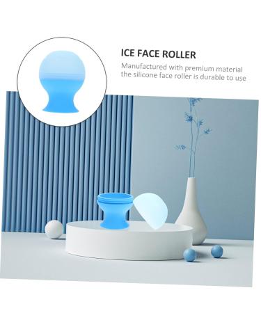 Ipetboom Ice Cube Tray & Facial Ice Globes - Silicone Ice Roller for Skin Care Beauty Tools Neck Massagers - 9.5x7.2cm Blue - Buy Online on GoSupps.com