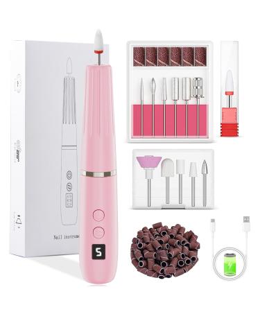 Nail Cutter for Gel Nails Wireless - 12 in 1 Electric Nail File Manicure - 20000 rpm 5 Gear Electric Nail Drill for Natural Nails Acrylic Nails Nail Shapes Removal of Calluses YA03-002