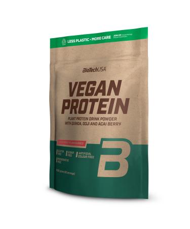 Biotechusa vegan protein |Shake on rice and pea base with superfoods and amino acids |Sugar lactose and gluten-free 2 kg forest fruits for forest fruits 2 kg (1 Pack)