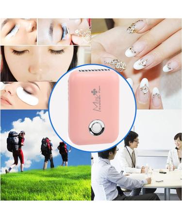 LXIANGN Portable Mini Lash Fan Dryer for Eyelash Extension - Handheld USB Fan with 3 Adjustable Speeds - Pink - Buy Online on GoSupps.com