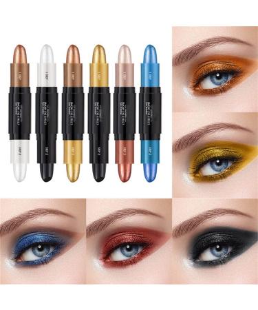  Sentechx Double-ended eyeshadow stick contour concealer long-lasting waterproof eyeshadow pen cream eyeliner pencil for eye makeup - Buy Online on GoSupps.com