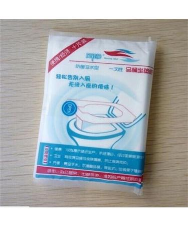 A-Parts 10Pcs/lot Disposable Paper Toilet Seat Covers Camping Festival Travel - Buy Online on GoSupps.com