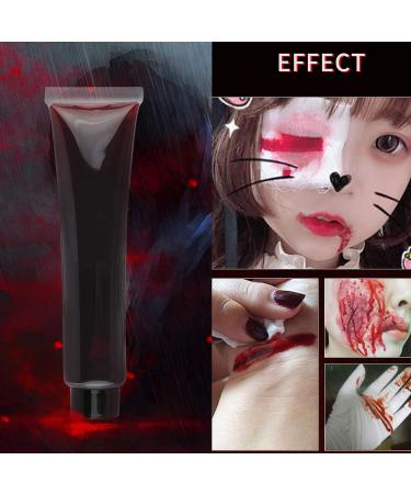 CCbeauty Scar Wax Set | Halloween SFX Makeup Kit with Fake Wound Wax, Coagulated Blood, Fake Blood Gel, and Stipple Sponges - Buy Online on GoSupps.com