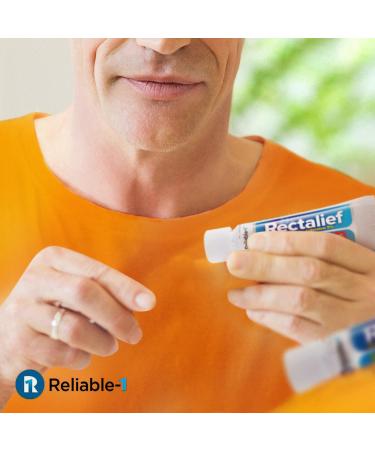 Rectalief 5% Lidocaine Hemorrhoid Cream (Max Non-RX Strength) Reliable-1 Laboratories Soothing Anorectal Numbing Hemorrhoidal Ointment - Pain Itching & Burning Strongest OTC Anal Treatment 2-Pack - Buy Online on GoSupps.com