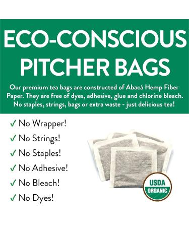Organic Hibiscus Iced Tea Bags - 6 Pitcher Bags - Eco-Conscious Kraft Bag | FGO - Buy Online on GoSupps.com