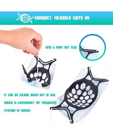 4pcs Silicone Mask Holder | 3D Mask Support Frame for Comfort & Lipstick Protection - Shop Now! - Buy Online on GoSupps.com