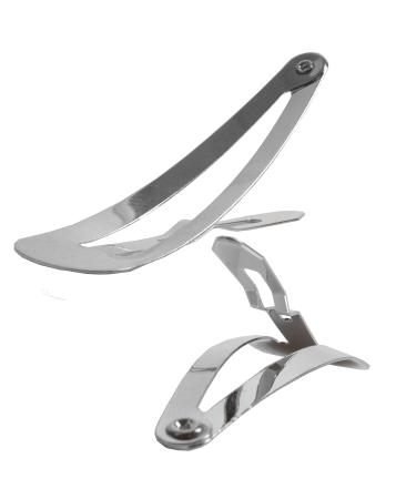 12 Silver Metal Hair Clips - Durable Stylish & Perfect for Any Occasion | Shop Now! - Buy Online on GoSupps.com