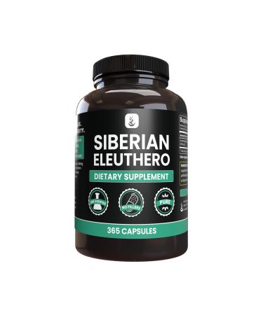PURE ORIGINAL INGREDIENTS Siberian Eleuthero Always Pure No Additives Or Fillers Lab Verified (365 Count (Pack of 1))