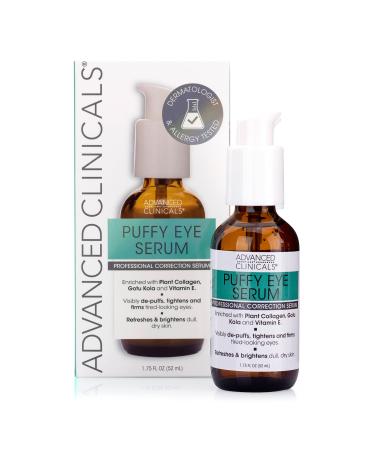 Advanced Clinicals Puffy Eye Serum Professional Correction Serum 1.75 fl oz (52 ml)