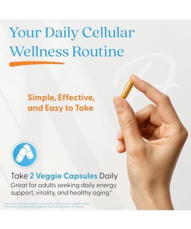 Doctor's Best NMN + CoQ10 Supplement for Women & Men - Supports NAD+ Production & Cellular Energy Beta Nicotinamide Mononucleotide 150 mg & Coenzyme Q10 50 mg per Capsule Vegan Non GMO- 60 Veg Caps - Buy Online on GoSupps.com