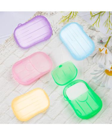 TXIN 200 Sheets Disposable Hand Washing Paper Soap Flakes - Scented Foaming Mini Bath Slice Sheets for Travel, Camping, Hiking (10 Boxes) - Buy Online on GoSupps.com