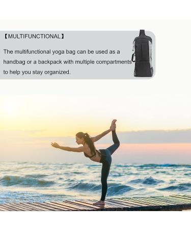 SALUTUYA Large Yoga Mat Bag with Mesh and Zipper Pockets for Women Men - Gym, Sport, Travel - Buy Online on GoSupps.com