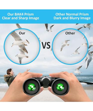 FULLJA 20x50 High Power Binoculars for Adults - Waterproof & Compact for Bird Watching, Concerts, Travel, Hiking - Clear Low Light Vision - Outdoor Sports - Buy Online on GoSupps.com