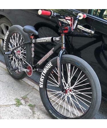 Colorful Wheel Decoration: BEEGETTE Bicycle Spoke Skins Wraps - 72 White | For BMX, MTB, Kids & Road Mountain Bikes - Buy Online on GoSupps.com
