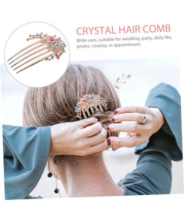Housoutil Rhinestone Hair Accessories Hairpin Hair Accessories for Women Womens Hair Clips Hair Combs for Women Accessories Hair Jewelry Comb Bride Alloy Rhinestones The Flowers - Buy Online on GoSupps.com