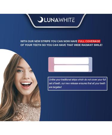LUNAWHITE Premium Teeth Whitening Strips Zero Sensitivity Enamel Safe White Teeth Teeth Whitening Formulated by Dentist 1x2ml Whitening Pen - Buy Online on GoSupps.com