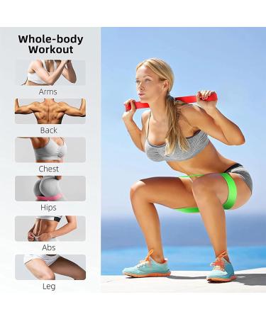 5 Pcs Resistance Bands Exercise Bands Resistance Bands Set with 5 Different Resistance Levels Training Elastic Bands Workout Bands Yoga Bands Gym Band Resistance Fitness Bands for Pilates Rehab - Buy Online on GoSupps.com