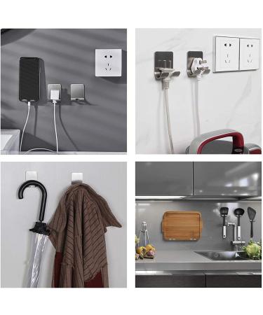 NUOWEI DUCK Razor Holder - Multi-Purpose Self-Adhesive Stainless Steel Hooks for Shower Kitchen Towel & More (8 Pack) | Waterproof & Durable - Buy Online on GoSupps.com