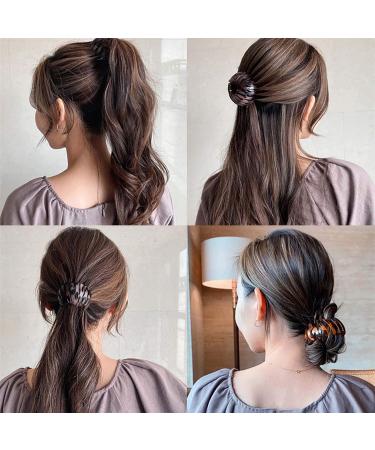 Buy Asalinao Ponytail Hair Needle & Curling Iron - Retro Leopard Clip for All Hair Types | Fast International Shipping - Buy Online on GoSupps.com