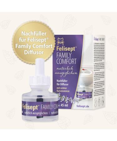 Felisept Family Comfort Refill Bottle 45ml - Natural Catnip Relaxation Agent for Multi-Cat Households | Sedative for Cats Without Pheromones - Buy Online on GoSupps.com