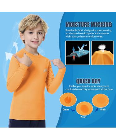 Buy Meetwee Kinder Boys UV Long-Sleeved Swimming Shirt - SPF 50+ Sun Protection Rashguard for Kids Quick-Drying Bathing Clothes Up to 8 Years - Buy Online on GoSupps.com
