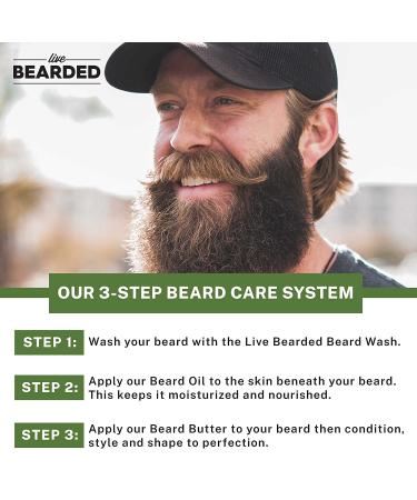 Live Bearded 1880 Beard Oil - Premium Jojoba & Natural Ingredients for Itch Relief - 1 fl. oz. - Buy Online on GoSupps.com