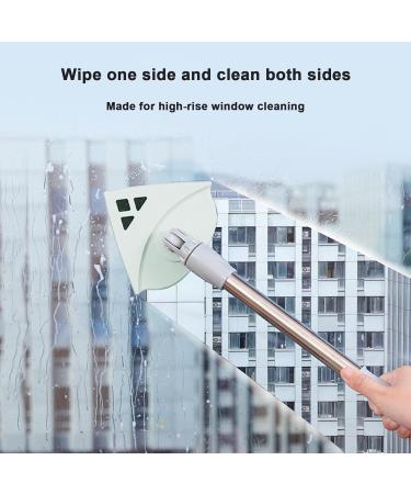 Magnetic Window Washer Double Sided Glass Cleaner Two-Sided Magnet Window Glass Washer with Retractable Rod for Kitchen Glass Welts Light Green - Buy Online on GoSupps.com