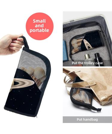Saturn Planet Travel Makeup Brush Holder & Organizer | 12PCS Brush Set for Women - Stand-Up Makeup Case - Buy Online on GoSupps.com